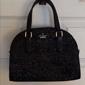 Kate Spade Black Sparkle Satchel